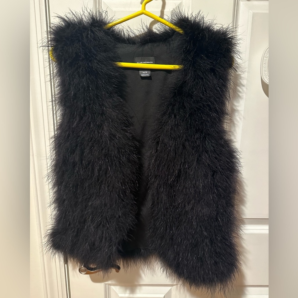 Club Monaco feather vest